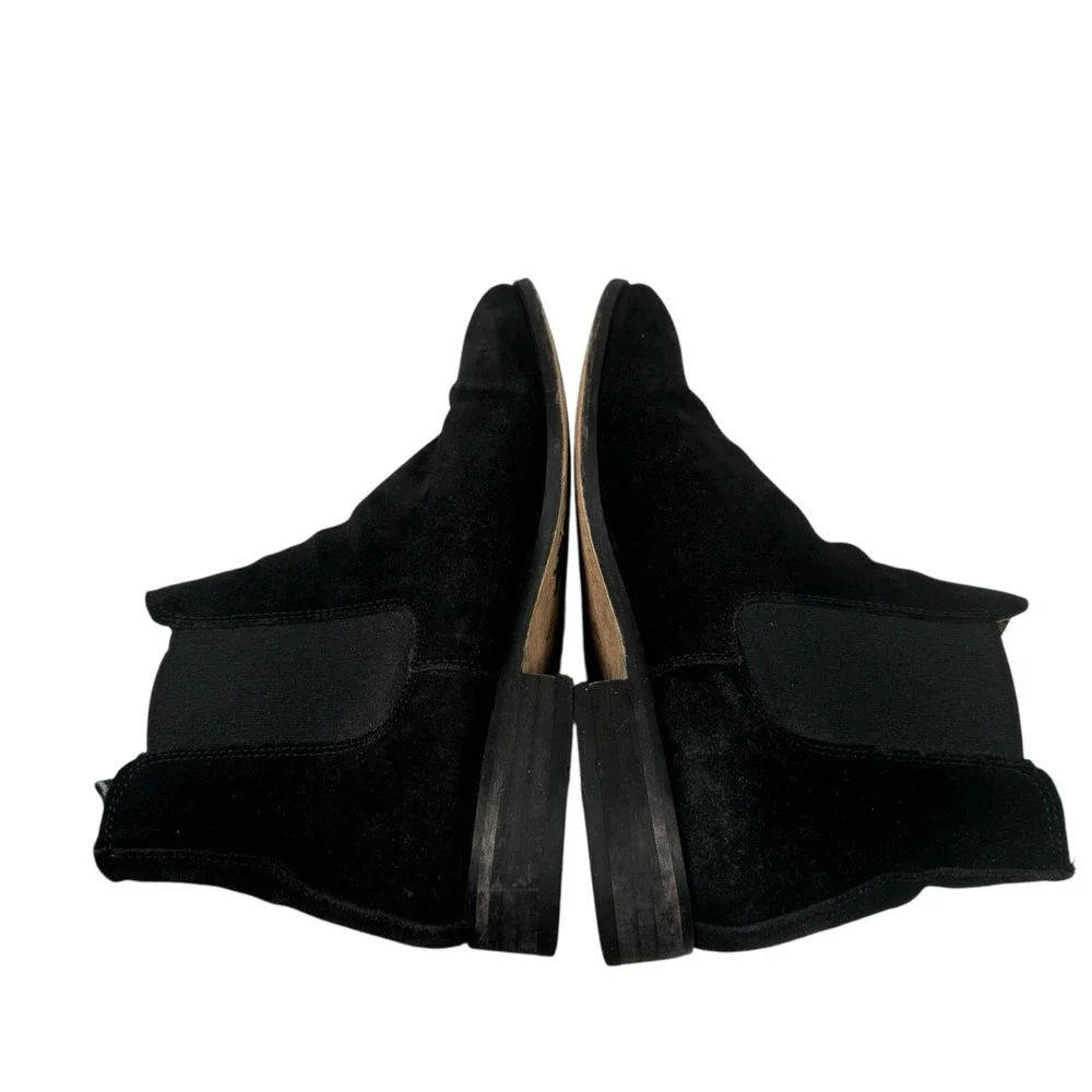 Shoe The‎ Bear Dev Men's Black Suede Chelsea Boots Size 40